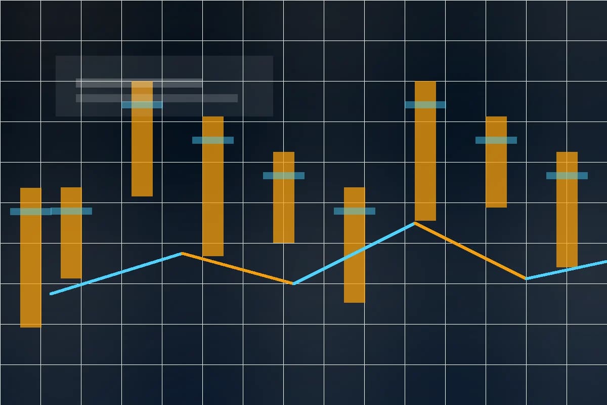 Trading tool panel with cards and monitors